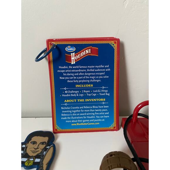 Thinkfun Houdini Brainteaser Game Escape Puzzle - Picture 3 of 6
